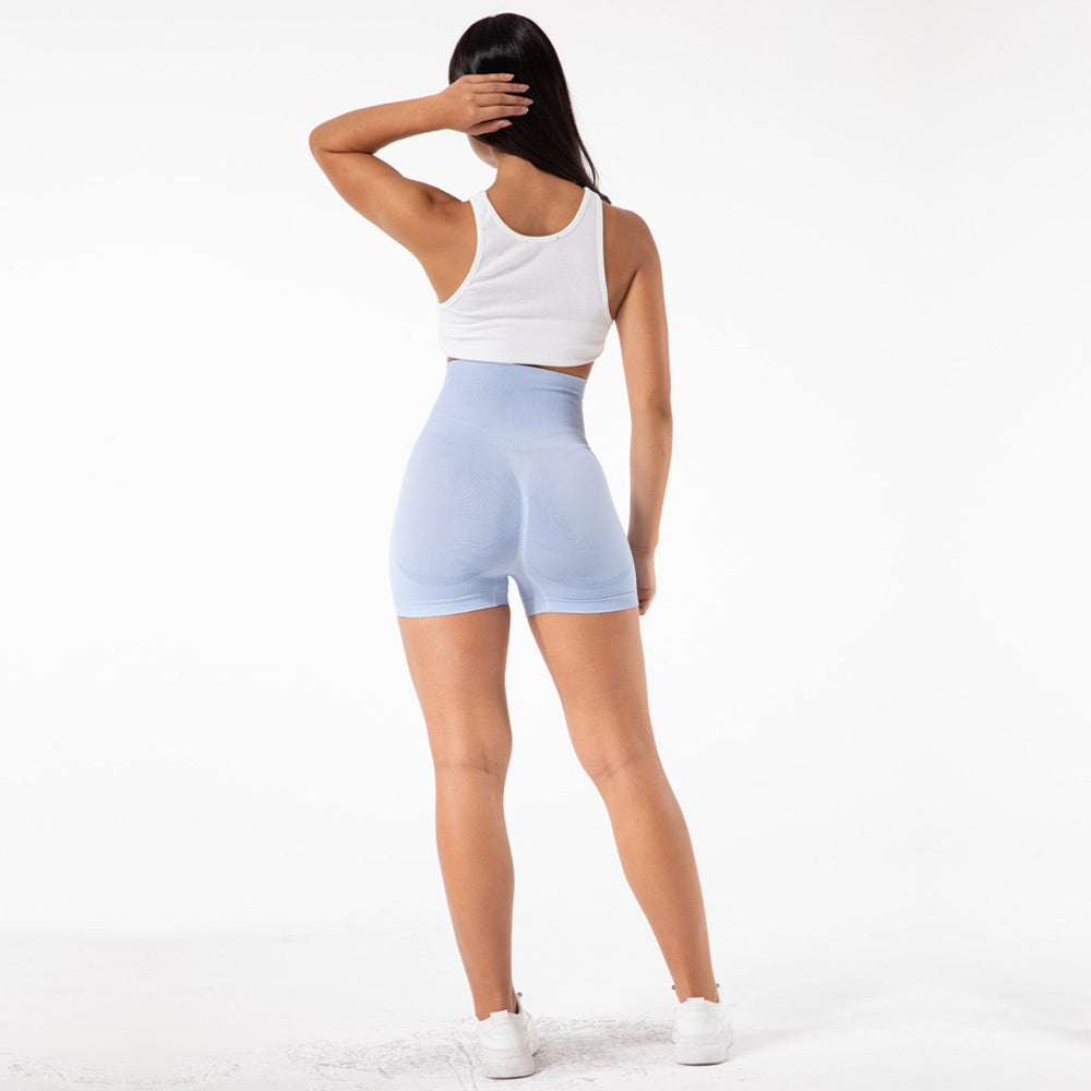 Seamless High Waist Stretch Shorts