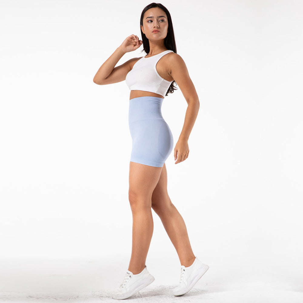 Seamless High Waist Stretch Shorts