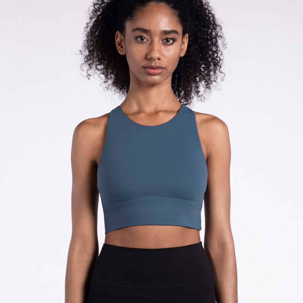 Biustonosze Fitness Cross Back Strapline Longline