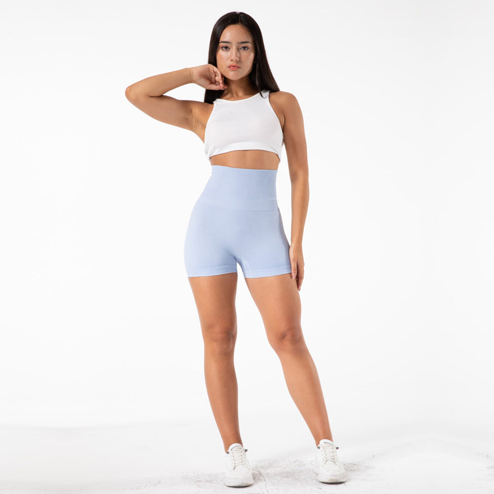 Seamless High Waist Stretch Shorts