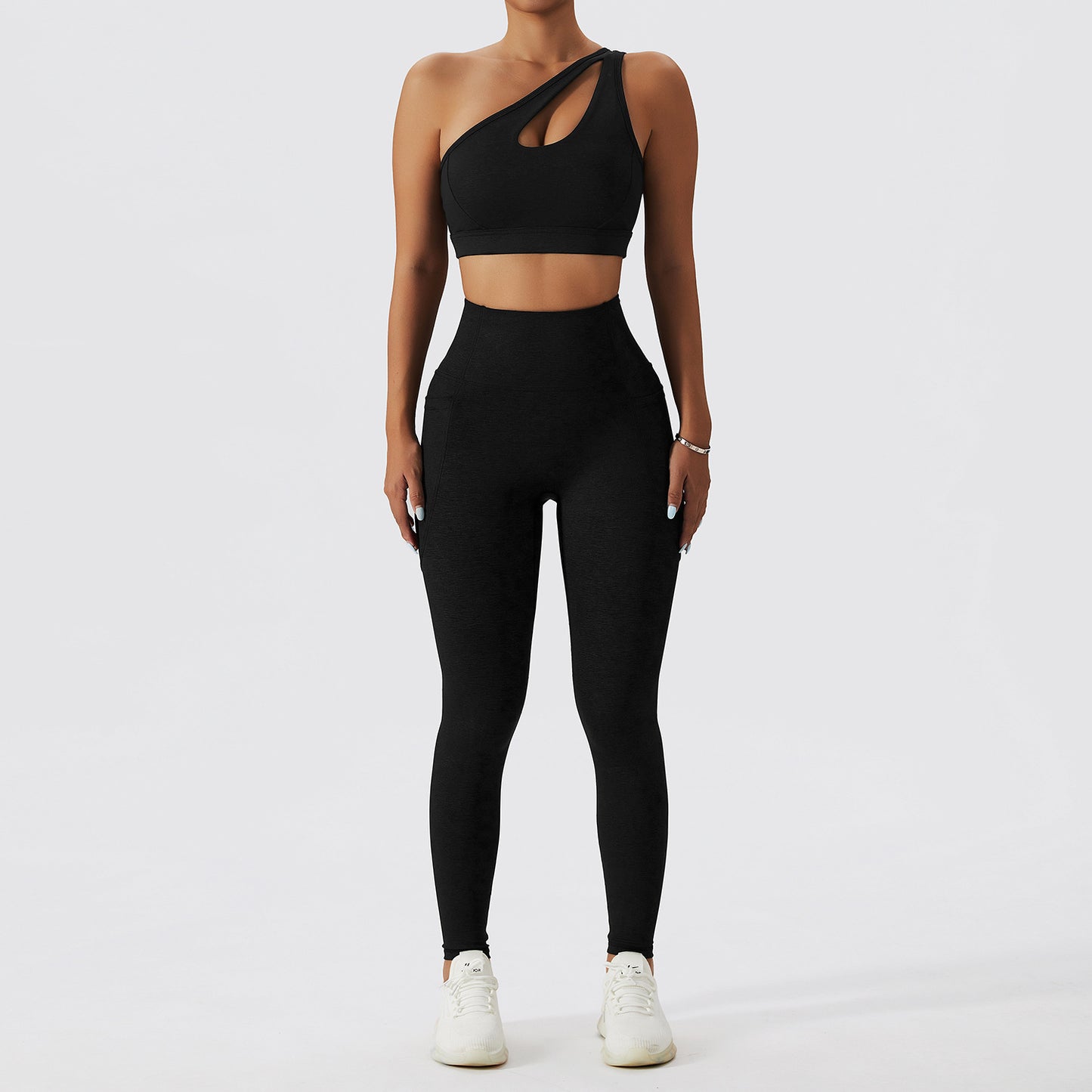 Set de fitness cu sutien și jambiere Gathers Back