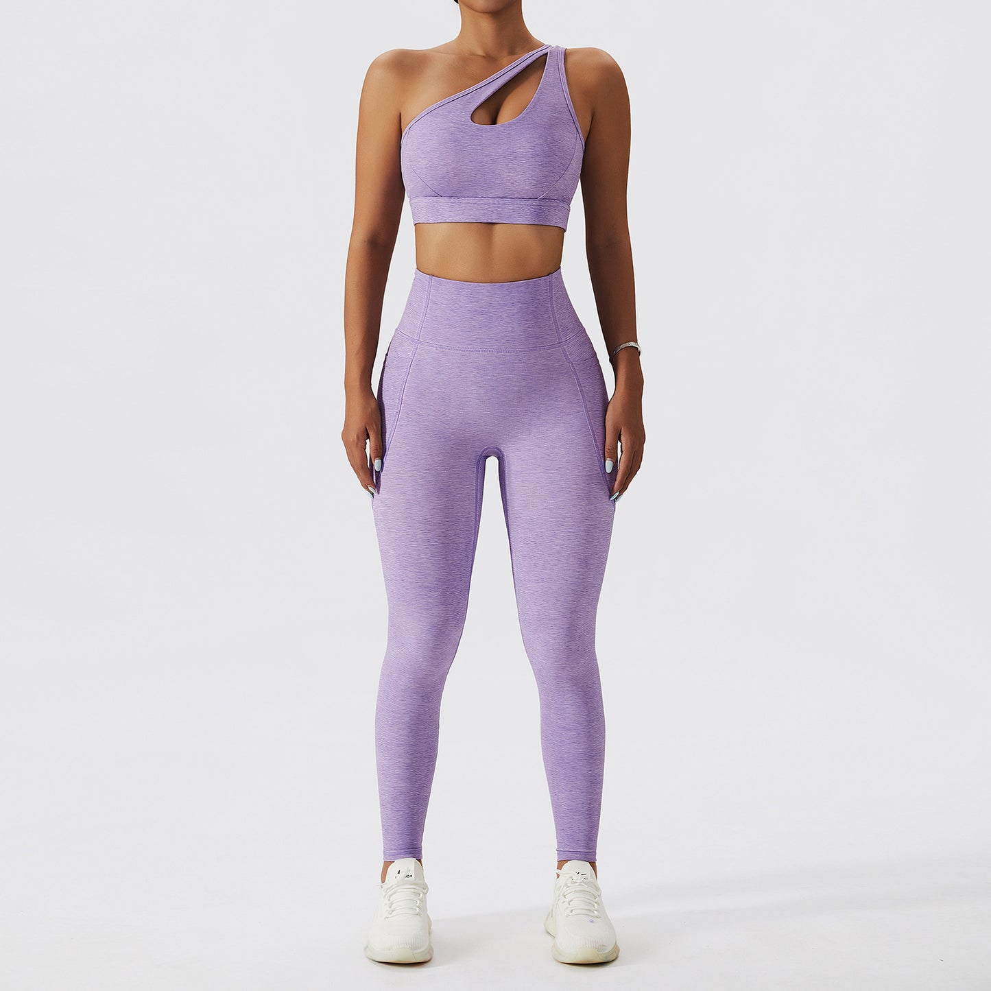 Set de fitness cu sutien și jambiere Gathers Back