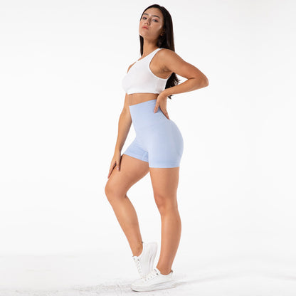 Seamless High Waist Stretch Shorts