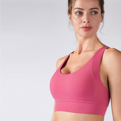 Sutien fitness cu bretele încrucișate