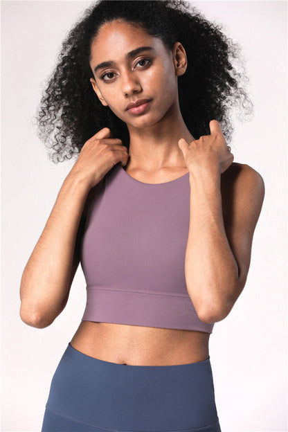 Biustonosze Fitness Cross Back Strapline Longline