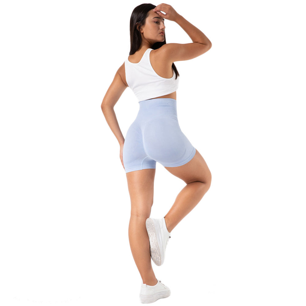 Seamless High Waist Stretch Shorts