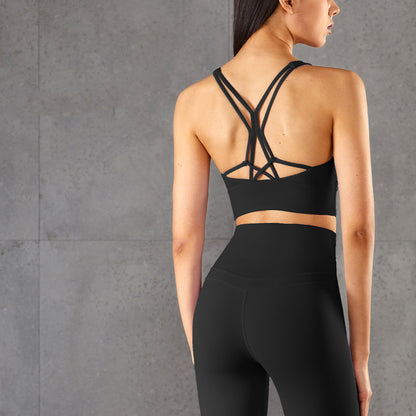 Biustonosze Fitness Cross Back Strapline Longline