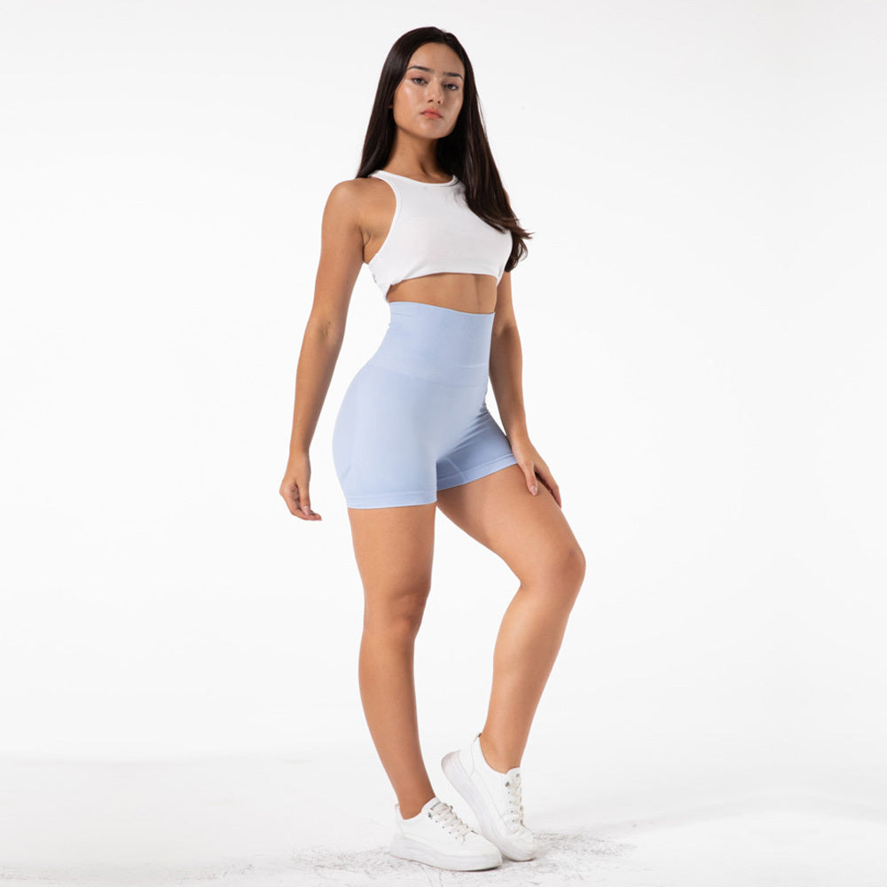 Seamless High Waist Stretch Shorts
