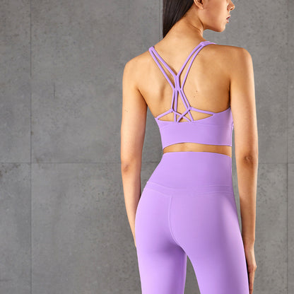 Biustonosze Fitness Cross Back Strapline Longline